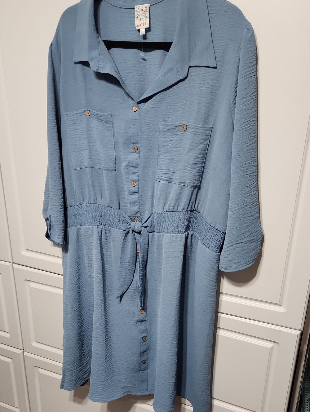 Light Blue Shirt Dress